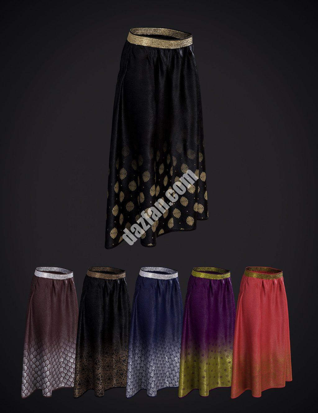 [daz服装] Elena Dark Queen创世纪8和8.1女性服装dForce裙-DAZ爱好者