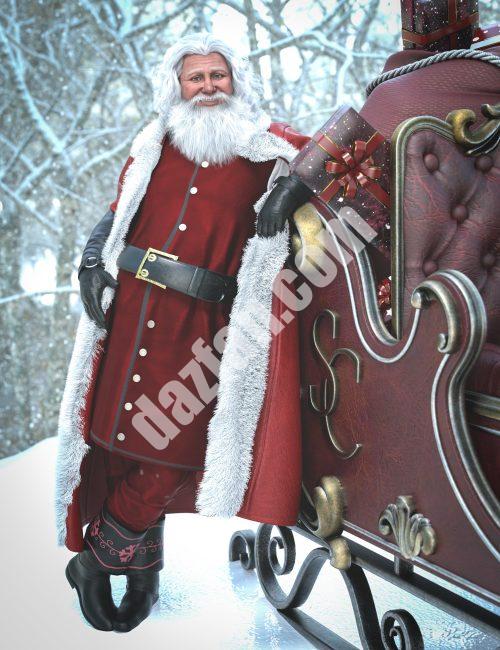 [daz服装] dForce克劳斯先生创世纪9装备-DAZ爱好者