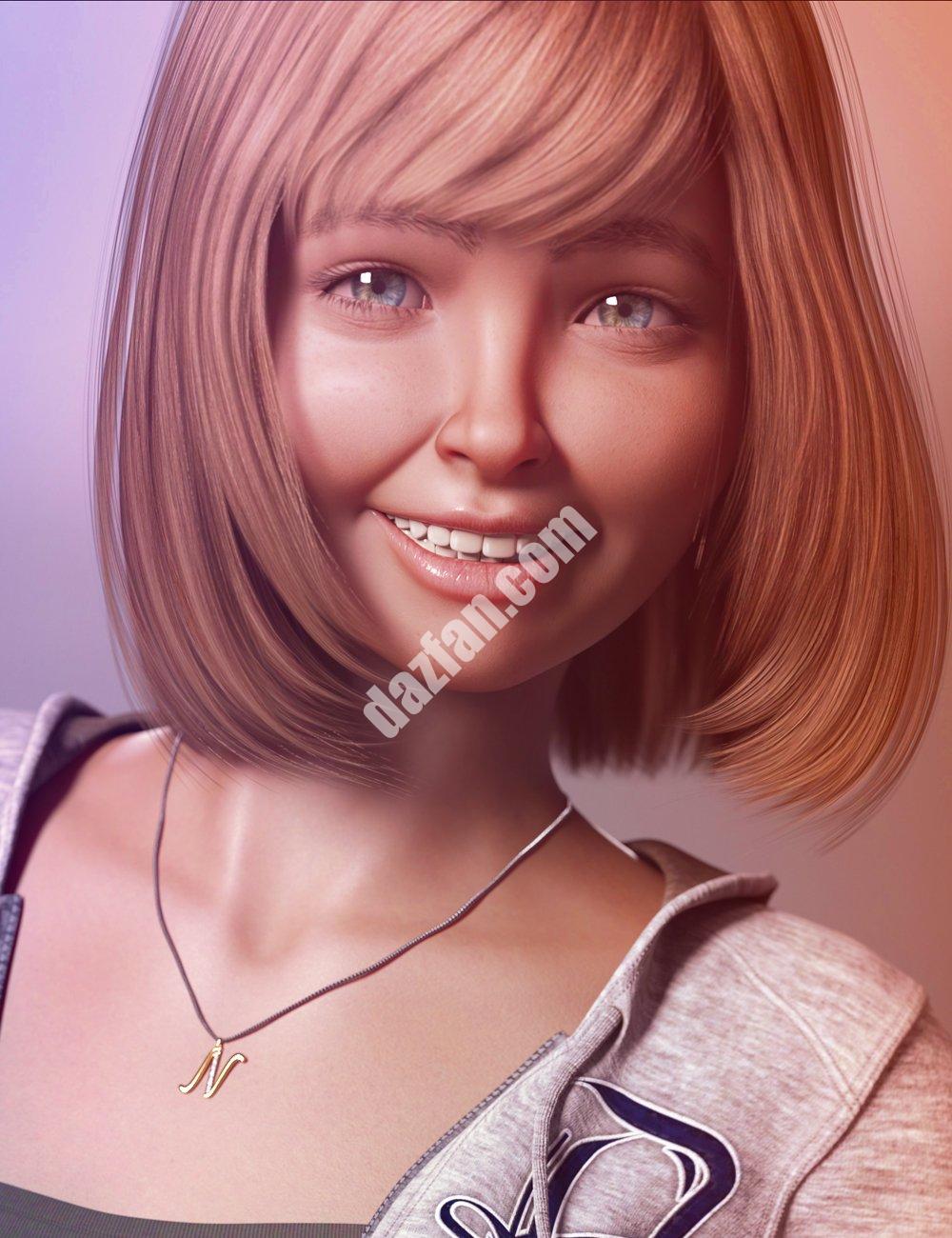 [daz发型] dForce Novara Genesis 8雌性头发-DAZ爱好者