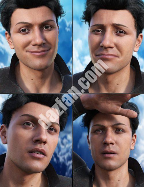 [daz姿势] 迈克尔的情感表达9-DAZ爱好者