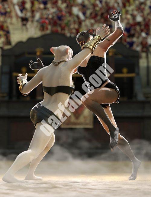 [daz姿势] Niketa 9的野性姿势-DAZ爱好者