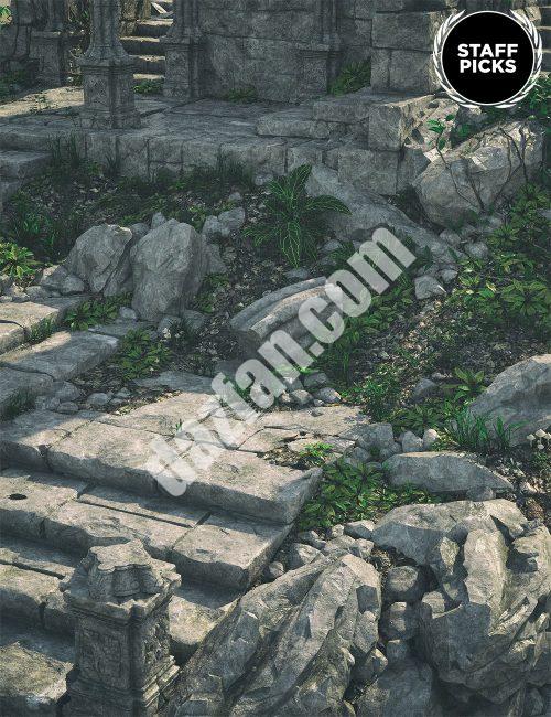 [daz场景] 哥特式废墟2-DAZ爱好者