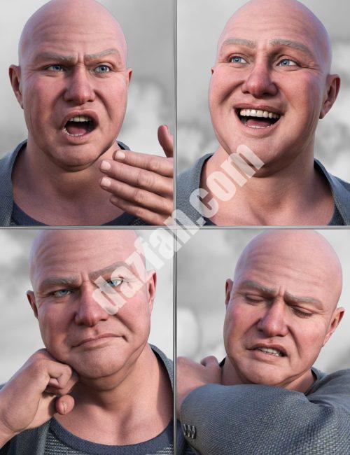 [daz姿势] JW尼古拉的Sir表情9-DAZ爱好者