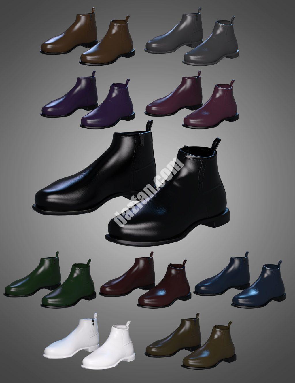 [daz服装] M时尚休闲装V1鞋Genesis 8和8.1男款-DAZ爱好者