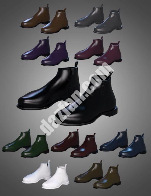 [daz服装] M时尚休闲装V1鞋Genesis 8和8.1男款-DAZ爱好者