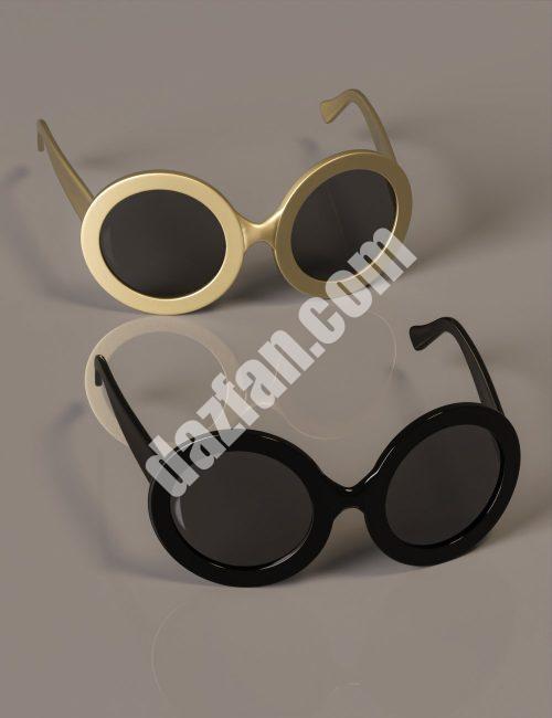 [daz服装] Genesis 8和8.1女性的极简主义Maxi太阳镜-DAZ爱好者