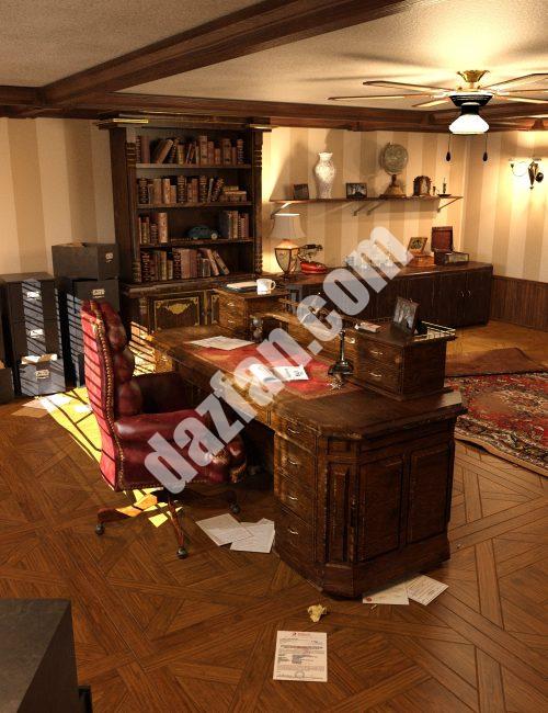 [daz场景] 神秘办公室-DAZ爱好者