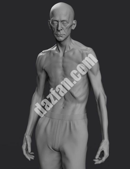 [daz角色] 亡灵巫师8.1 HD附加组件-DAZ爱好者