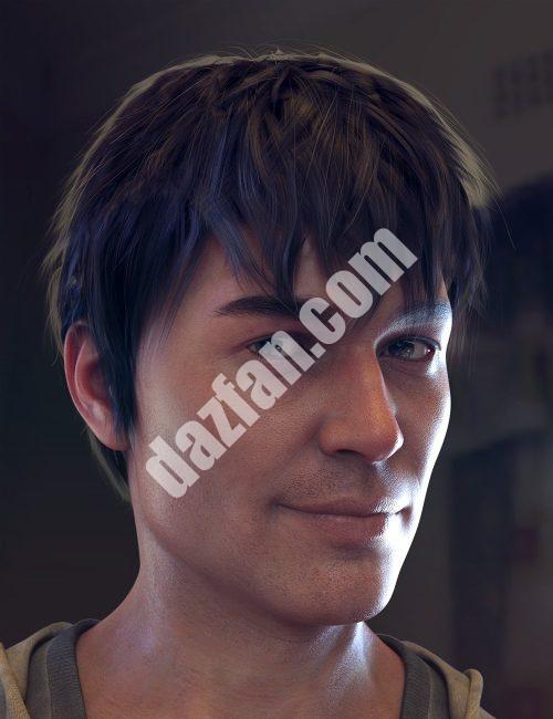 [daz发型] 纳尔逊头发创世纪8雄性-DAZ爱好者