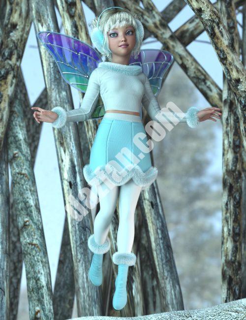 [daz服装] 精灵创世记9冬季套装-DAZ爱好者