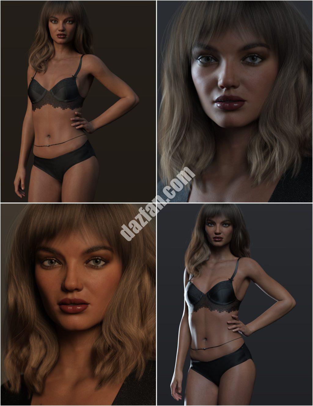 [daz插件] 渲染RY Inessa-灯光、表达式和相机-DAZ爱好者