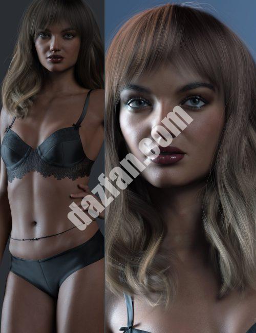 [daz合集] RY Inessa角色、头发和渲染束-DAZ爱好者