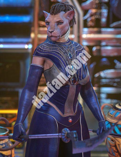 [daz服装] 创世纪9的dForce Orenda装备-DAZ爱好者