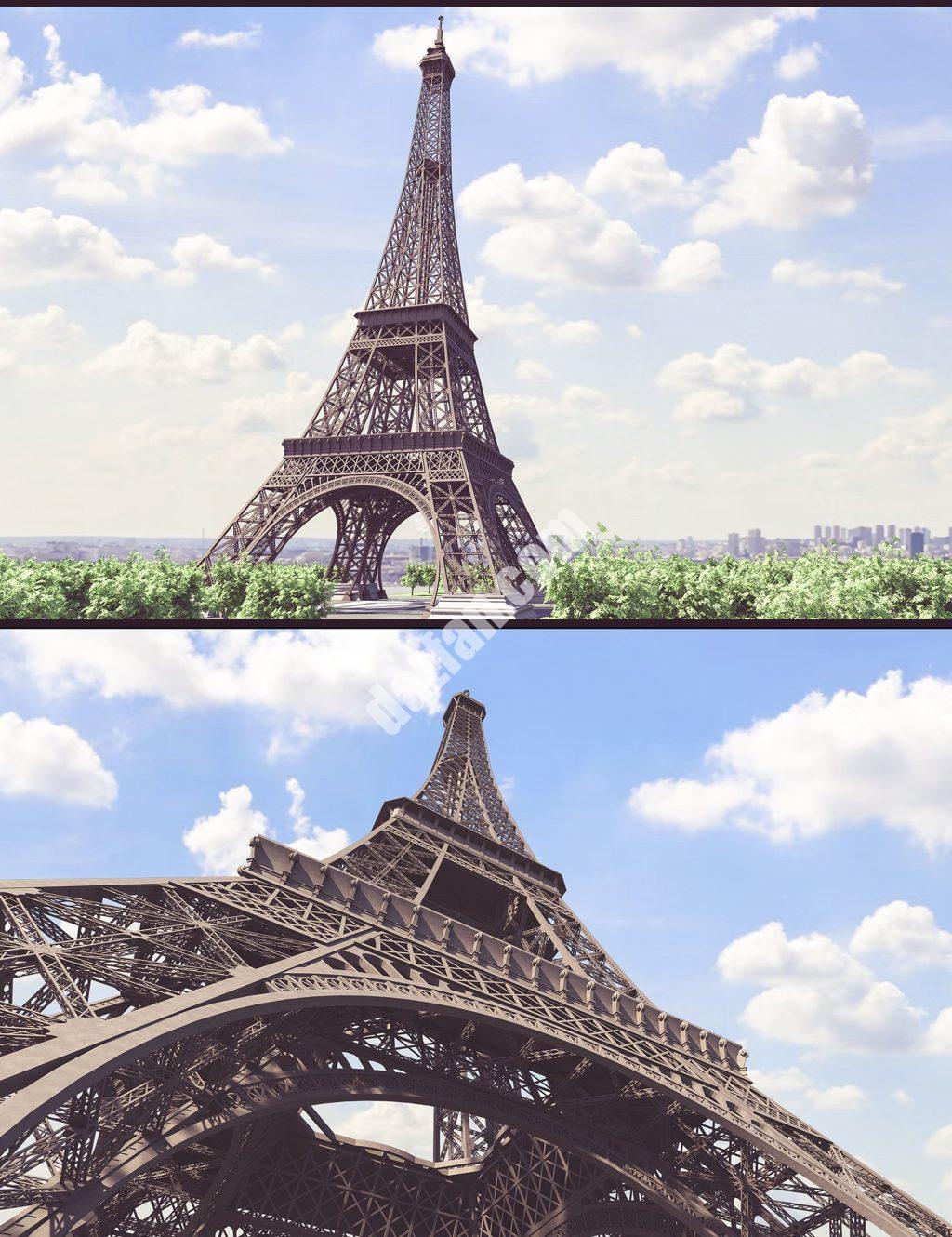 [daz场景] 巴黎市中心-DAZ爱好者