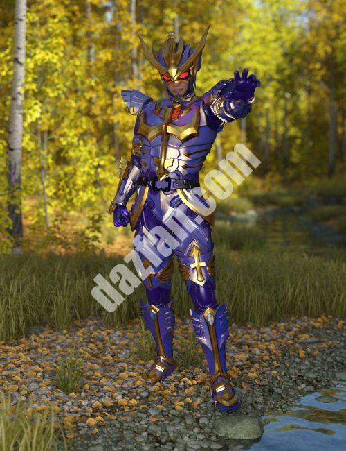 [daz服装] 12星座勇士系列：射手座创世纪8和8.1男-DAZ爱好者