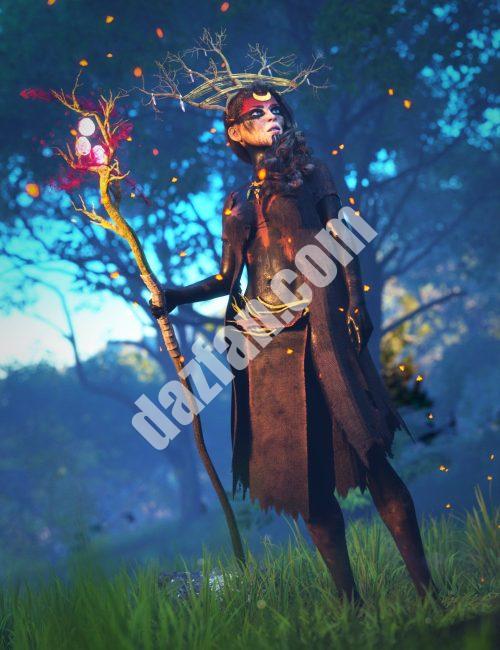 [daz合集] 林地女巫捆绑包-DAZ爱好者