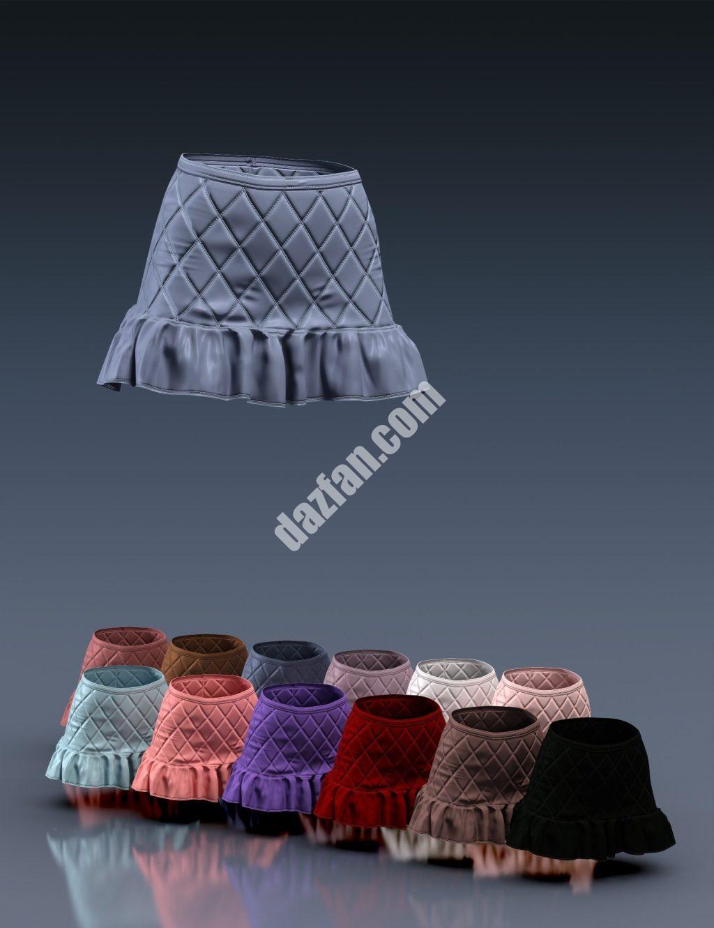 [daz服装] 我的小皮衣裙Genesis 8和8.1女性-DAZ爱好者