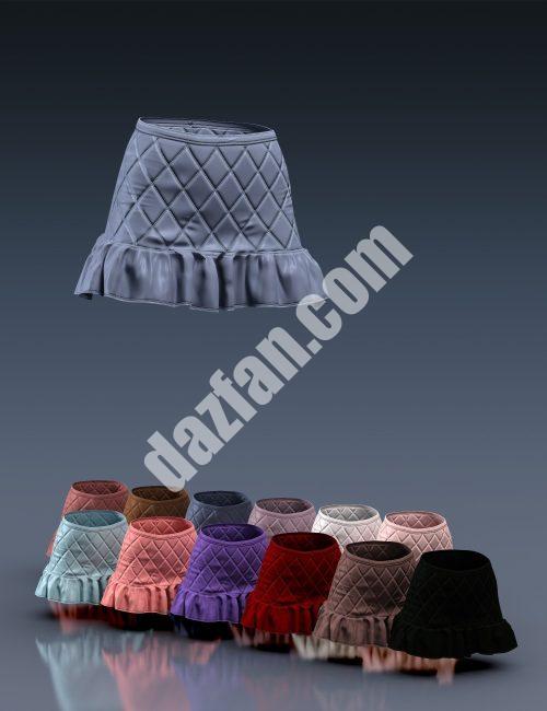 [daz服装] 我的小皮衣裙Genesis 8和8.1女性-DAZ爱好者