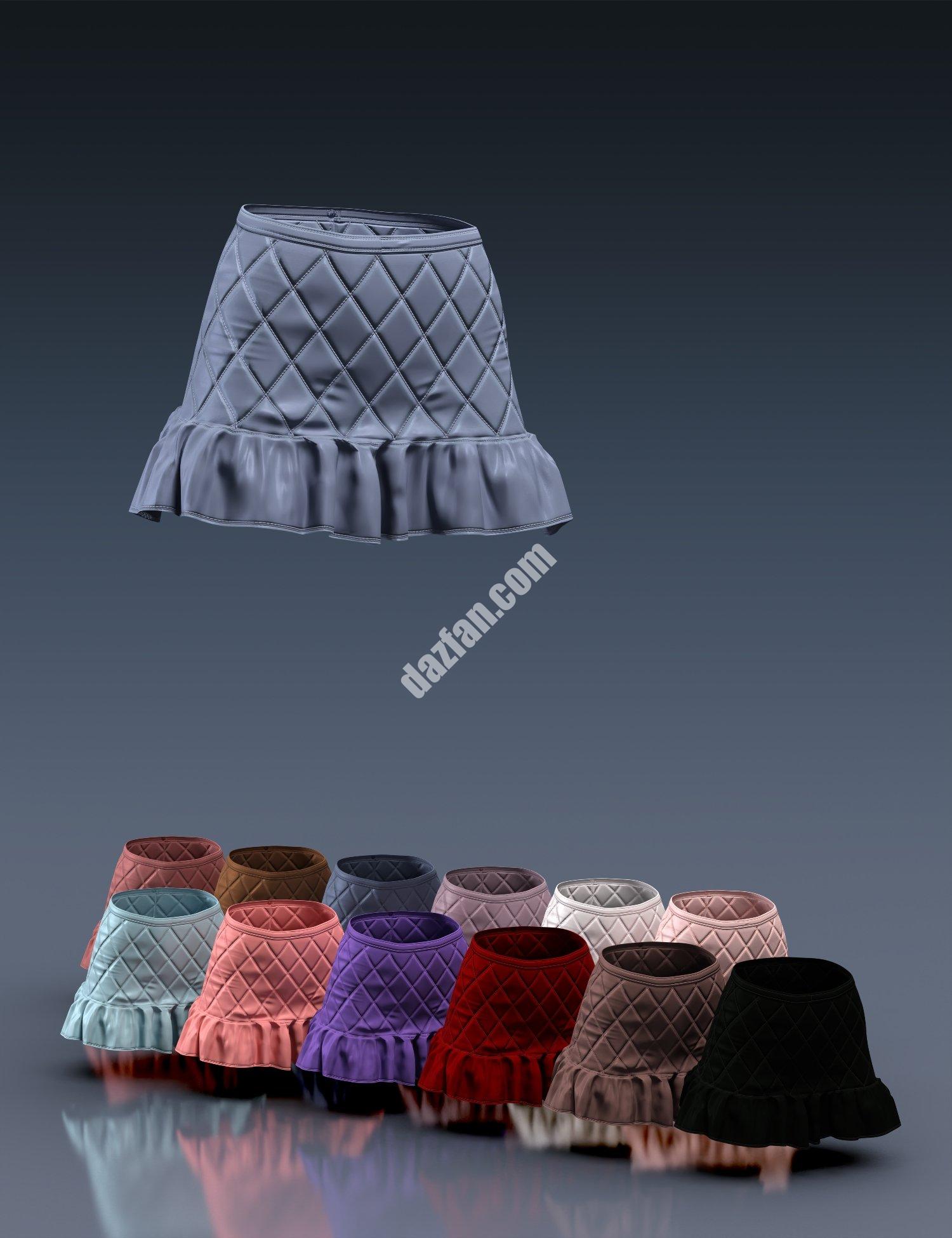 [daz服装] 我的小皮衣裙Genesis 8和8.1女性-DAZ爱好者