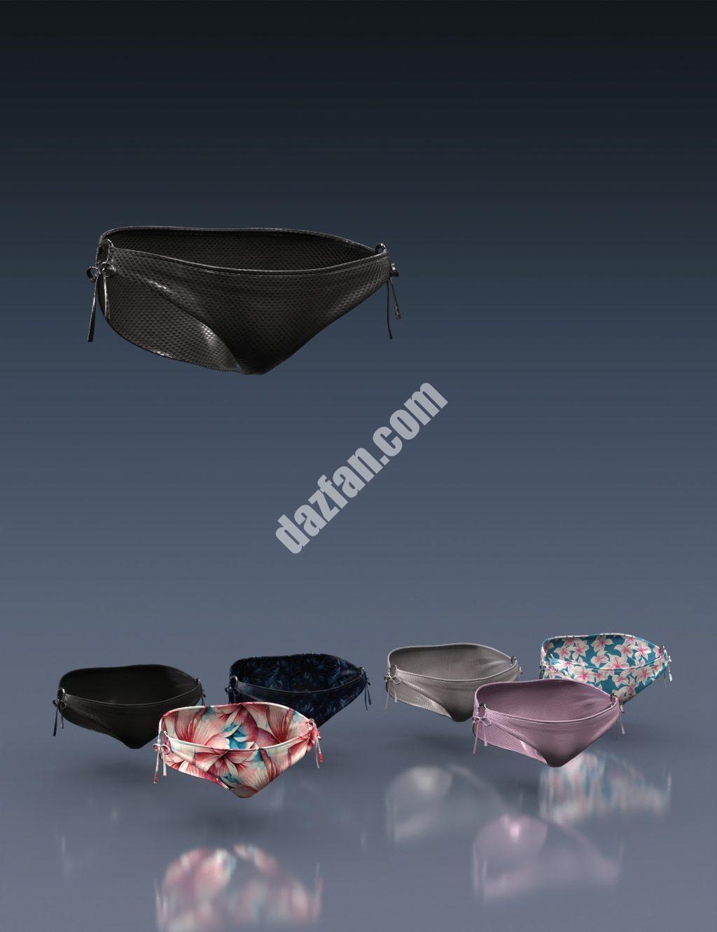 [daz服装] 创世纪9号夏季泳装下装-DAZ爱好者