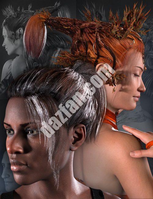 [daz合集] 树发束-DAZ爱好者