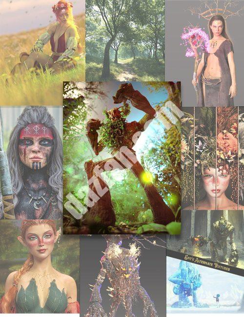 [daz合集] 巨树捆绑包-DAZ爱好者