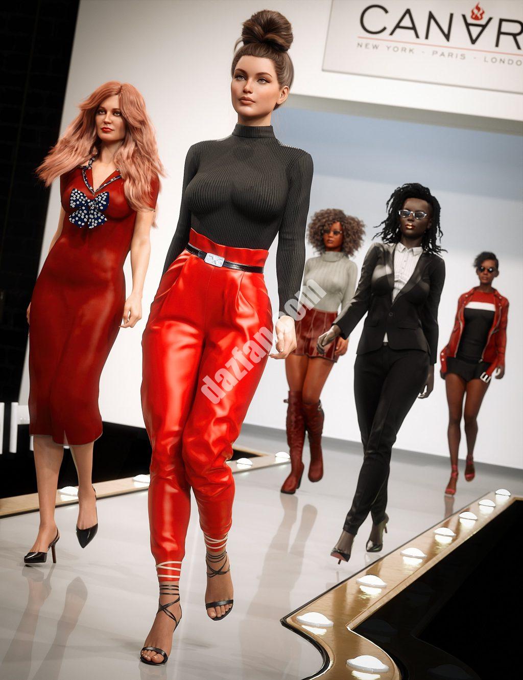 [daz合集] 时尚潮流套装-DAZ爱好者