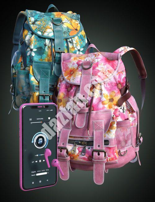 [daz道具] B.E.T.T.Y.Genesis 9青少年配饰包-DAZ爱好者