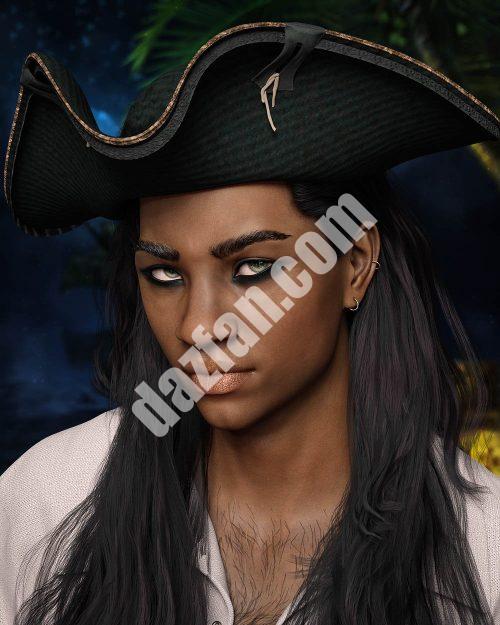 [daz角色] Valentino 8的里海-DAZ爱好者