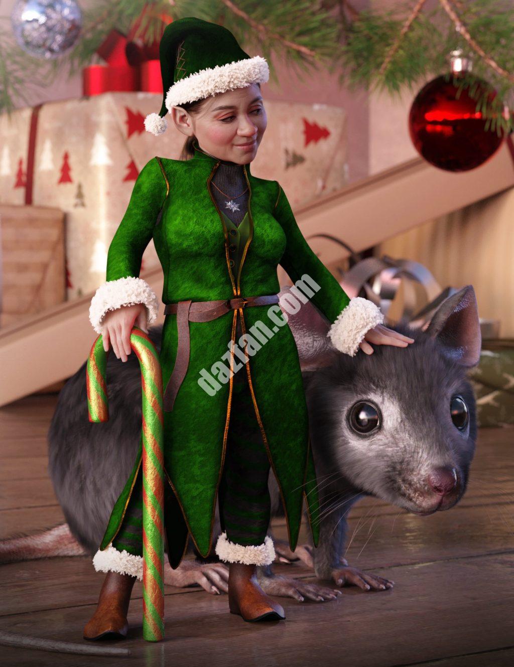 [daz服装] dForce Evergreens创世纪8号女性套装-DAZ爱好者