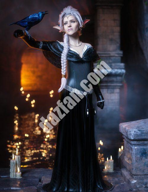 [daz服装] dForce为创世纪8和8.1女性淡化幻觉-DAZ爱好者