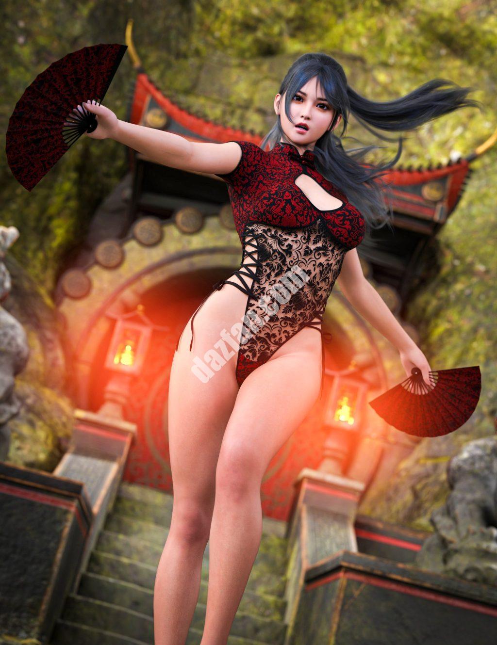 [daz服装] dForce美影创世纪9、8和8.1的中国服装-DAZ爱好者