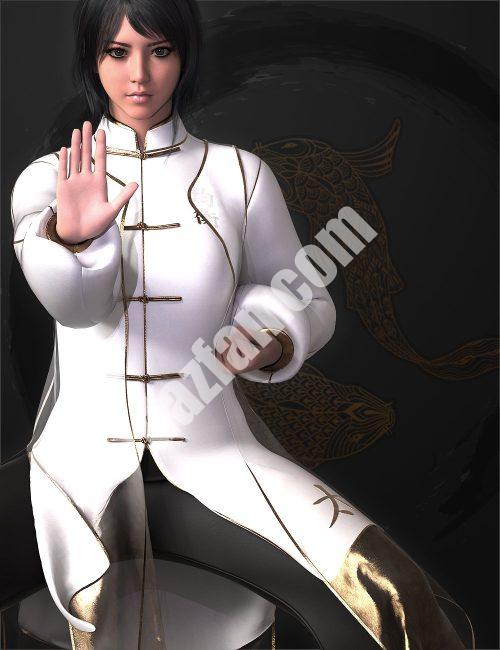 [daz服装] dForce创世纪8.1女性的Chi服装之路-DAZ爱好者