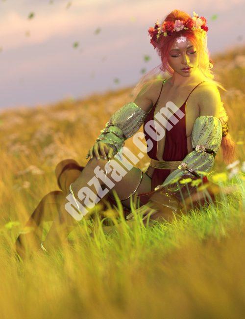 [daz姿势] Flora创世纪姿势8.1女性-DAZ爱好者