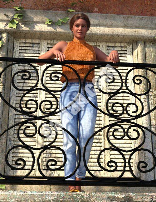 [daz姿势] 创世纪9的地中海漫步姿势-DAZ爱好者