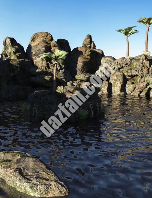 [daz场景] 美人鱼泻湖-DAZ爱好者