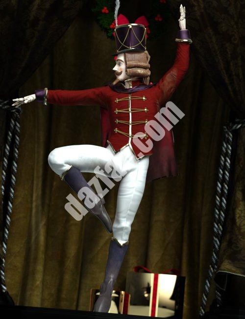 [daz姿势] 胡桃夹子娃娃姿势-DAZ爱好者