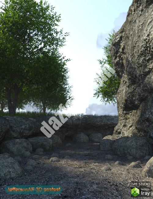 [daz场景] Rocky Place-DAZ爱好者