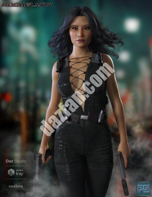 [daz服装] 创世纪8女版流氓山猫装备-DAZ爱好者