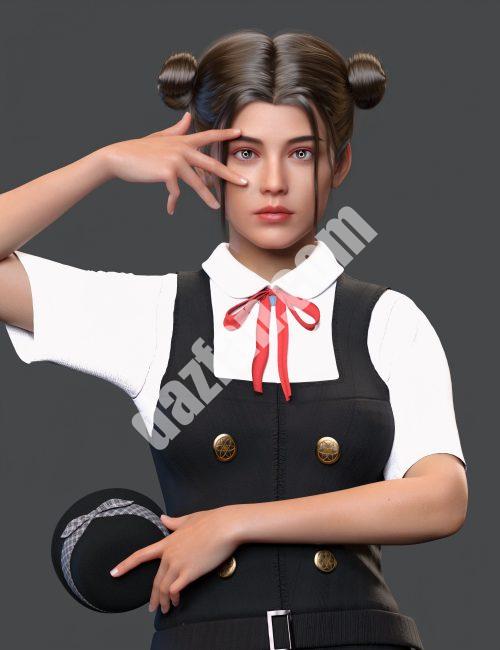 [daz发型] 《创世纪9》中的容发-DAZ爱好者