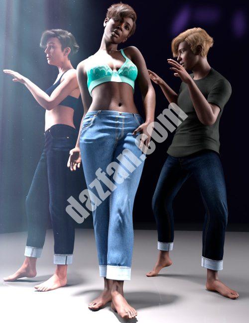 [daz姿势] 歌手为《创世纪9》摆出爵士和节奏蓝调的姿势-DAZ爱好者