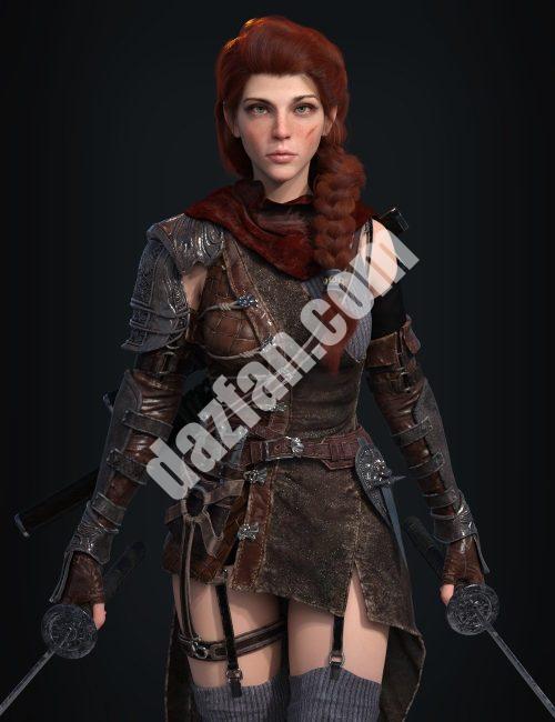 [daz姿势] 创世纪8号女性和塔拉的隐形战斗机姿势-DAZ爱好者