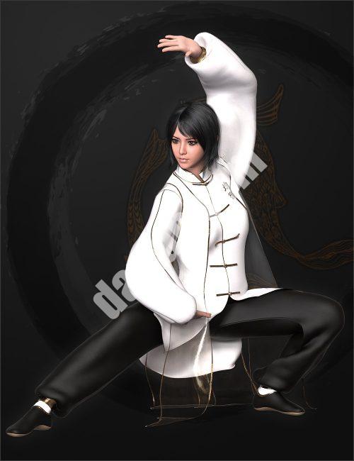 [daz姿势] 创世纪8.1女性的迟姿势-DAZ爱好者