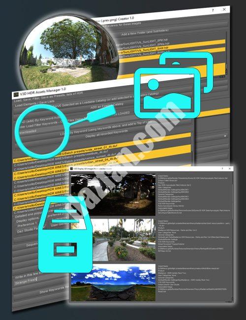 [daz插件] V3D HDR管理器-DAZ爱好者