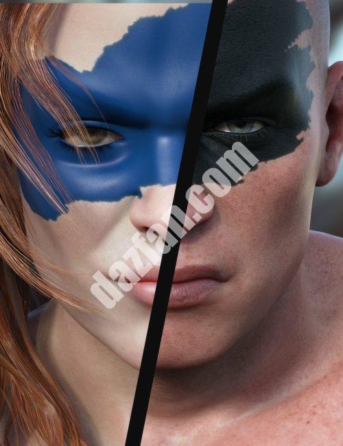 [daz角色] 维京战士化妆-DAZ爱好者