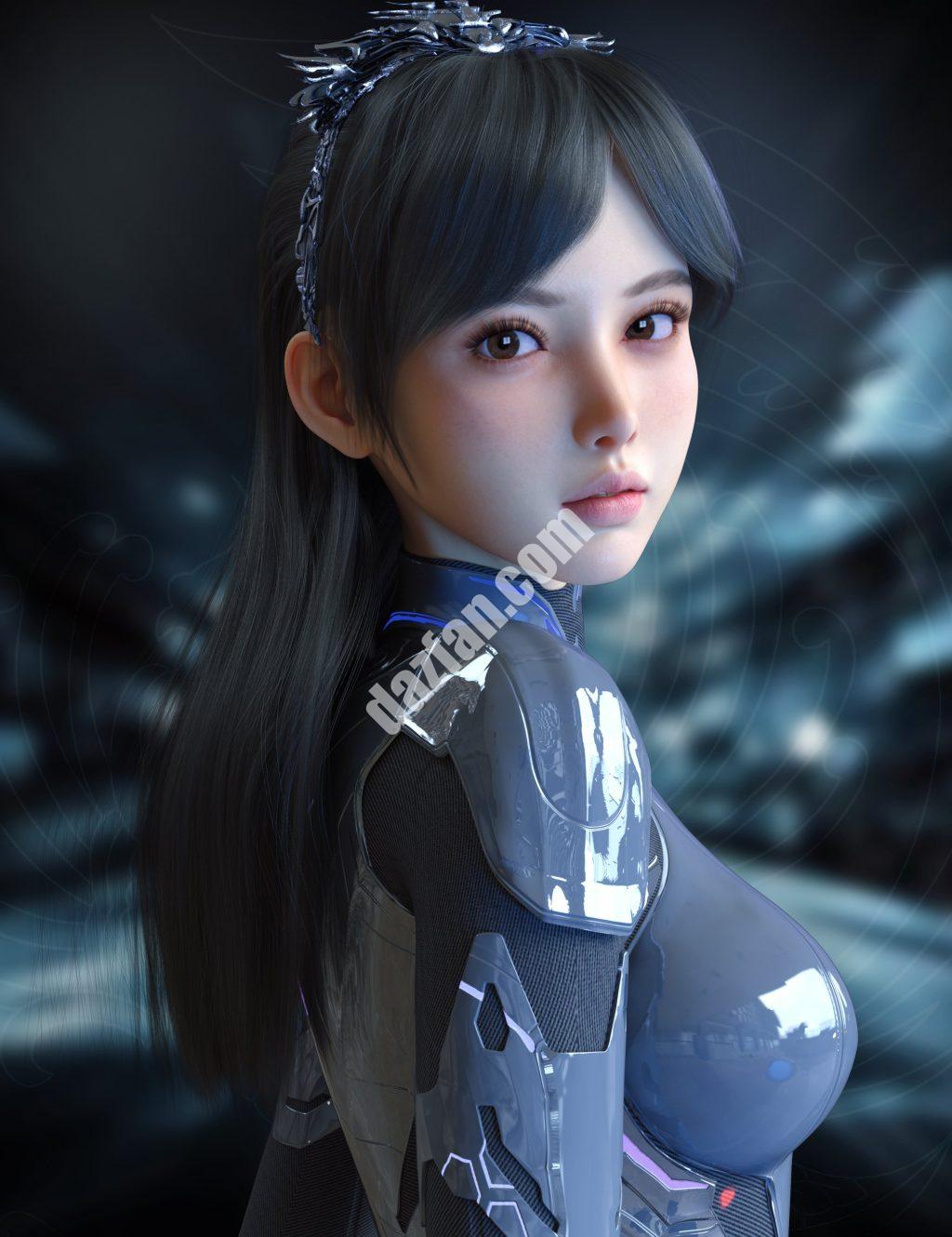 [daz合集] Vo 晓华的高清角色，头发，和服装的创世纪9捆绑包-DAZ爱好者