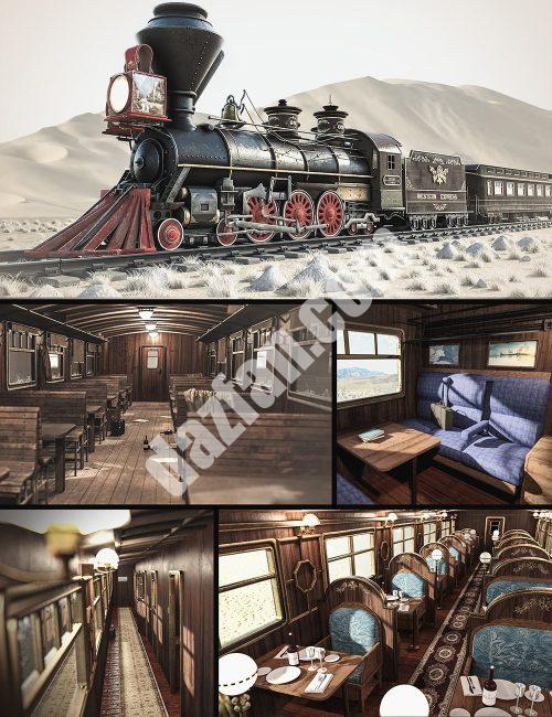 [daz合集] 西部特快列车合集-DAZ爱好者