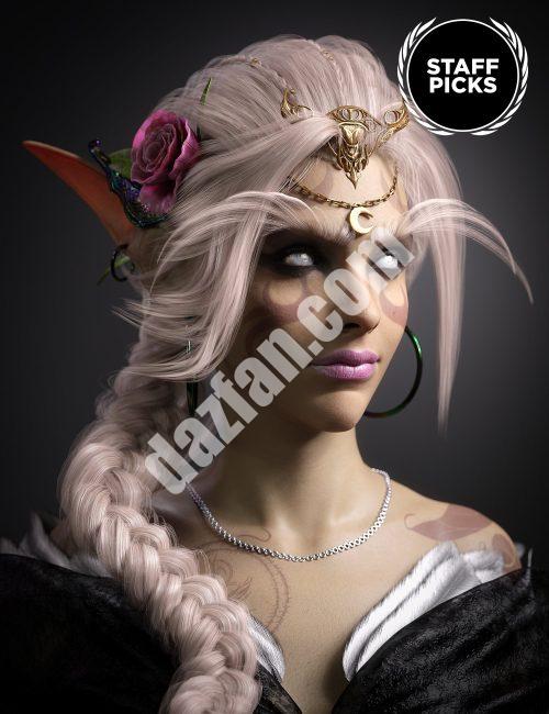 [daz角色] 白色女祭司8.1高清-DAZ爱好者