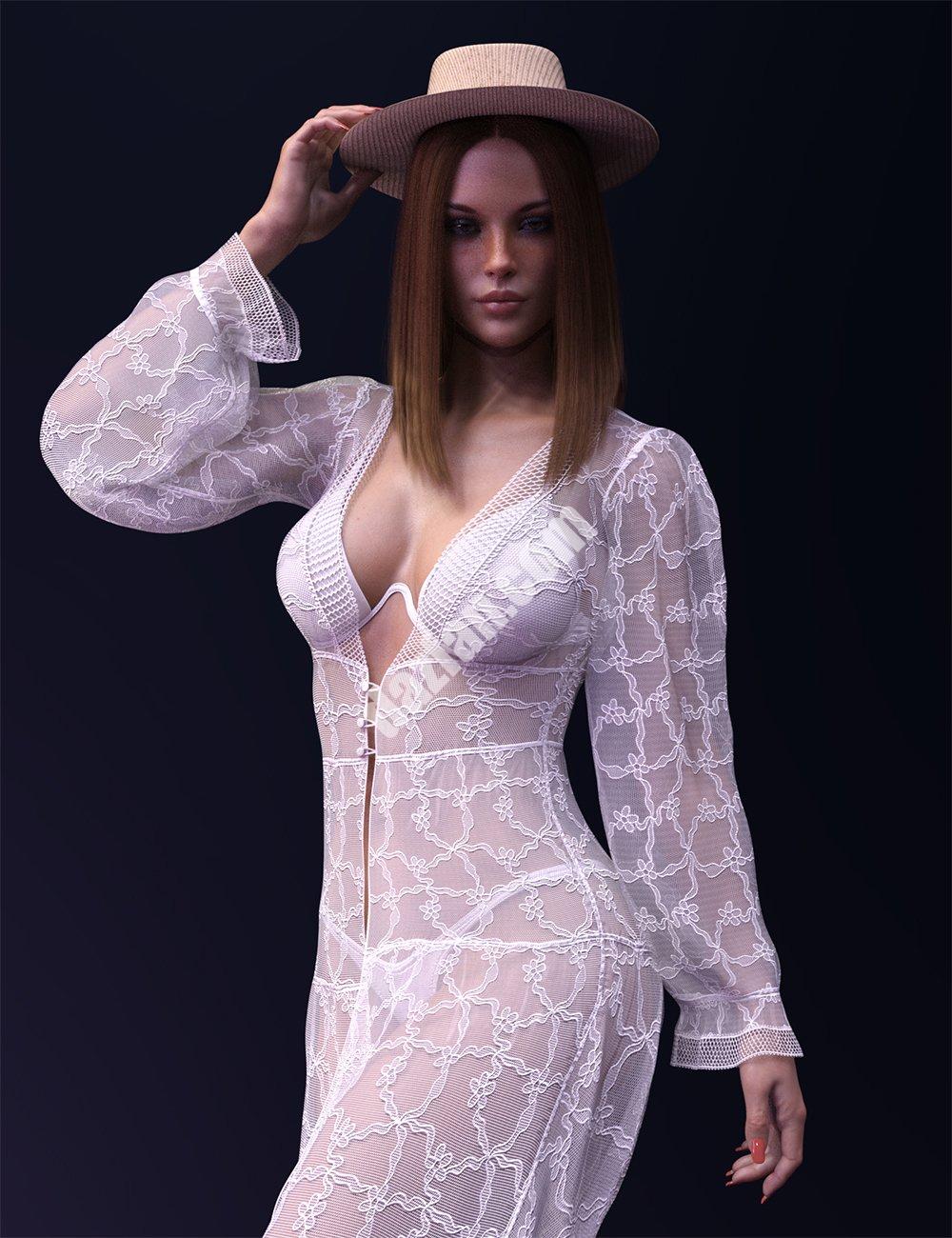 [daz服装] Genesis 8和8.1女性的X-Fashion dForce夏季套装-DAZ爱好者