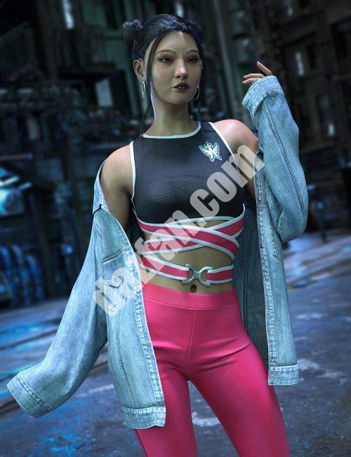 [daz服装] Yuko dForce OVZ创世纪9装备-DAZ爱好者